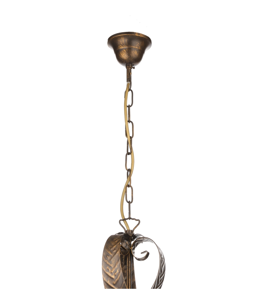 LAMPADARIO 3 LUCI ONLI "SONIA" BRONZO E14
